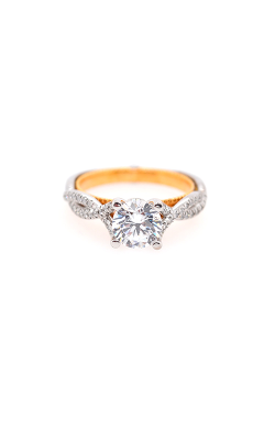 Verragio 18 Karat White and Rose Gold and Diamonds Verragio Engagement Ring 390936