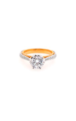 Verragio 18 Karat White and Rose Gold and Diamonds Verrgaio Engagement Ring 390935