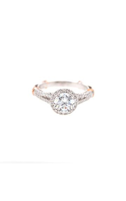 Verragio 14 Karat White and Rose Gold and Diamonds Verragio Engagement Ring 390677