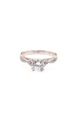 Verragio 18 Karat White and Rose Gold and Diamond Verragio Engagement Ring 390446