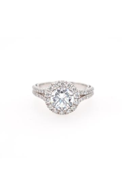 Verragio 18 Karat White Gold and Diamond Engagement Ring 390634