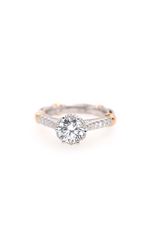 Verragio 14 Karat White and Rose Gold and Diamonds Verragio Engagement Ring 390959